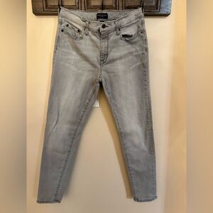 Banana Republic Light Gray Skinny Jeans